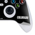 University of Colorado CU Logo on Black Xbox Series S Controller Skin